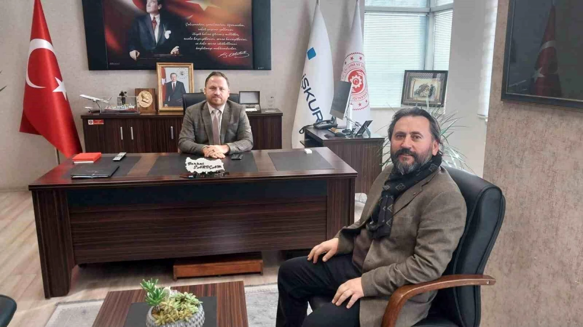 TUTAP Karabük İl Başkanı, İŞKUR İl Müdürünü ziyaret etti