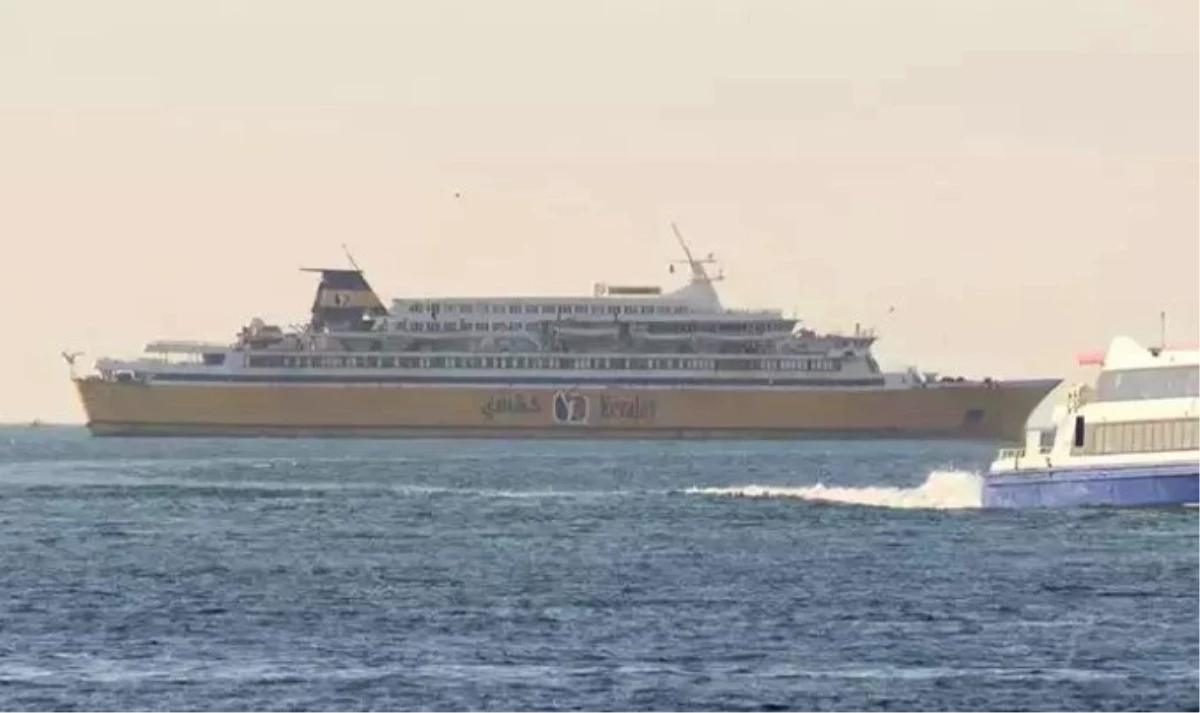 Denizi kirlettiği için ceza kesilen gemi İstanbul Boğazı\'nda kaza yaptı
