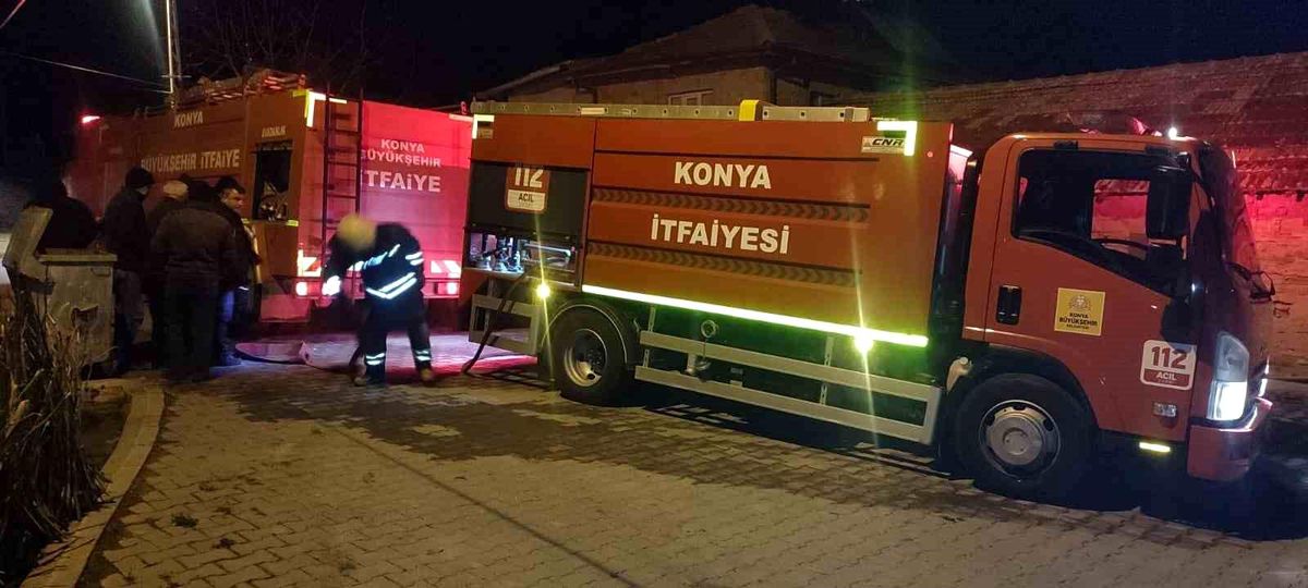 Konya Beyşehir\'de çıkan yangın söndürüldü