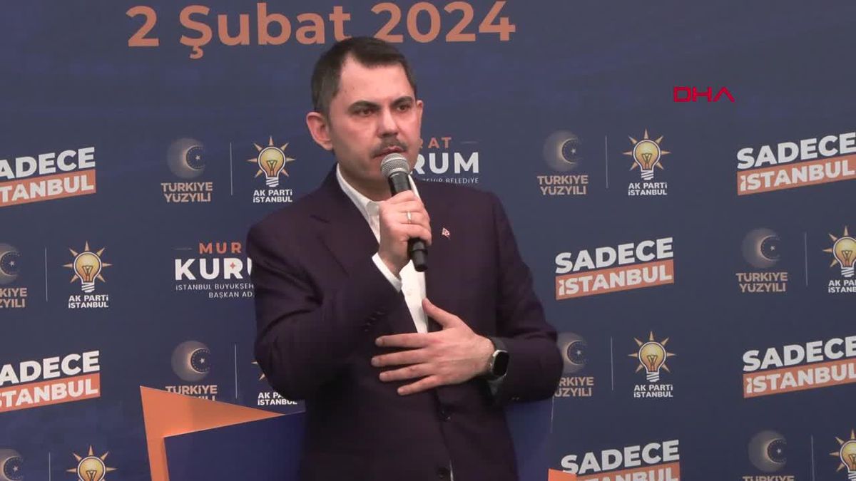 Murat Kurum, İstanbul Büyükşehir Belediye Başkan Adayı olarak projelerini açıkladı