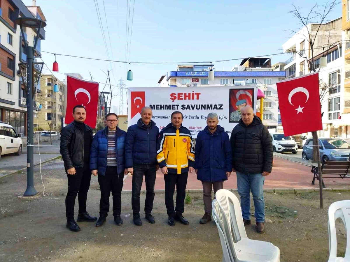 Manisalı şehit Mehmet Savunmaz\'ın şehadeti lokma hayrıyla anıldı