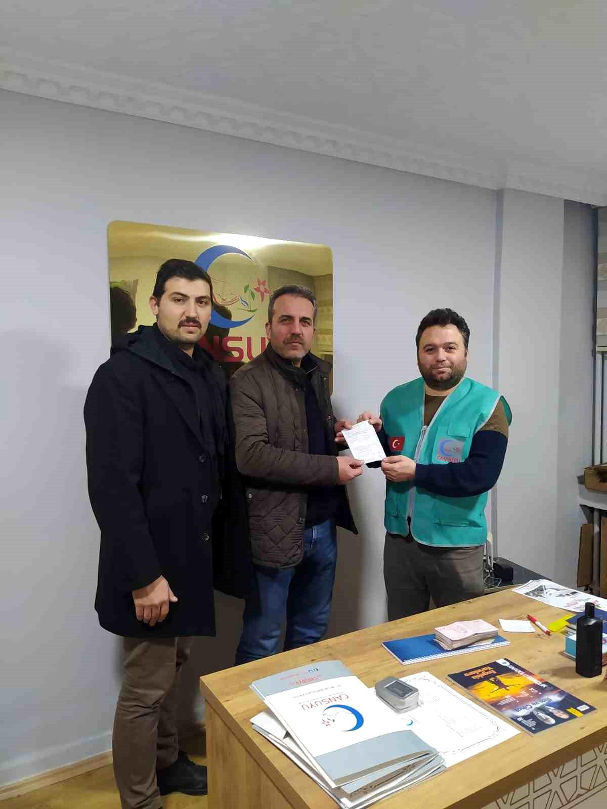 Zonguldak\'ta TTK Merkez Servisi çalışanları Gazze\'ye acil ambulans gönderme kampanyasına destek sağladı