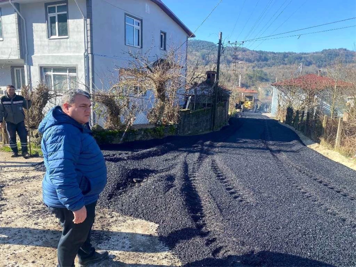 Bartın Belediyesi Uzunöz Mahallesi\'nde Yol Düzenleme Çalışması Yaptı