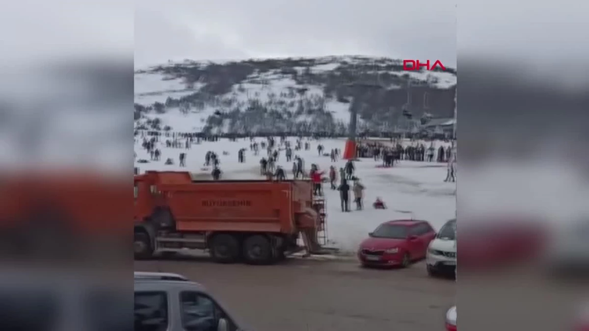 Samsun Akdağ Kayak Merkezi Sömestir Tatilinde Ziyaretçi Akınına Uğradı