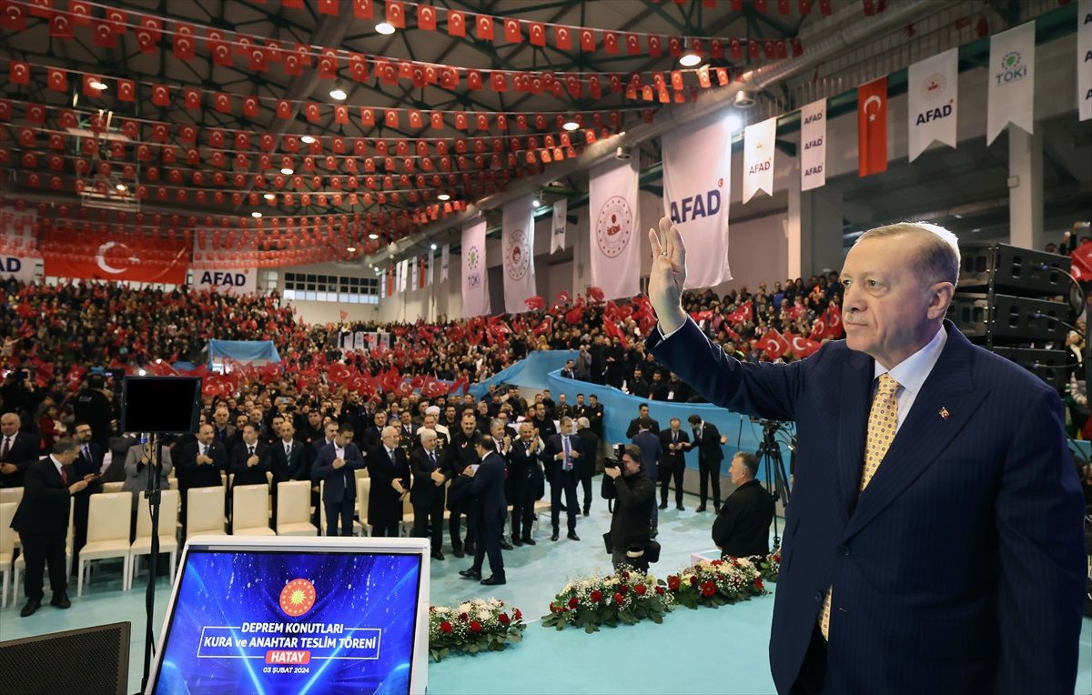 Cumhurbaşkanı Erdoğan: Amacımız, her ay 15-20 bin konutu hak sahipleriyle buluşturmak