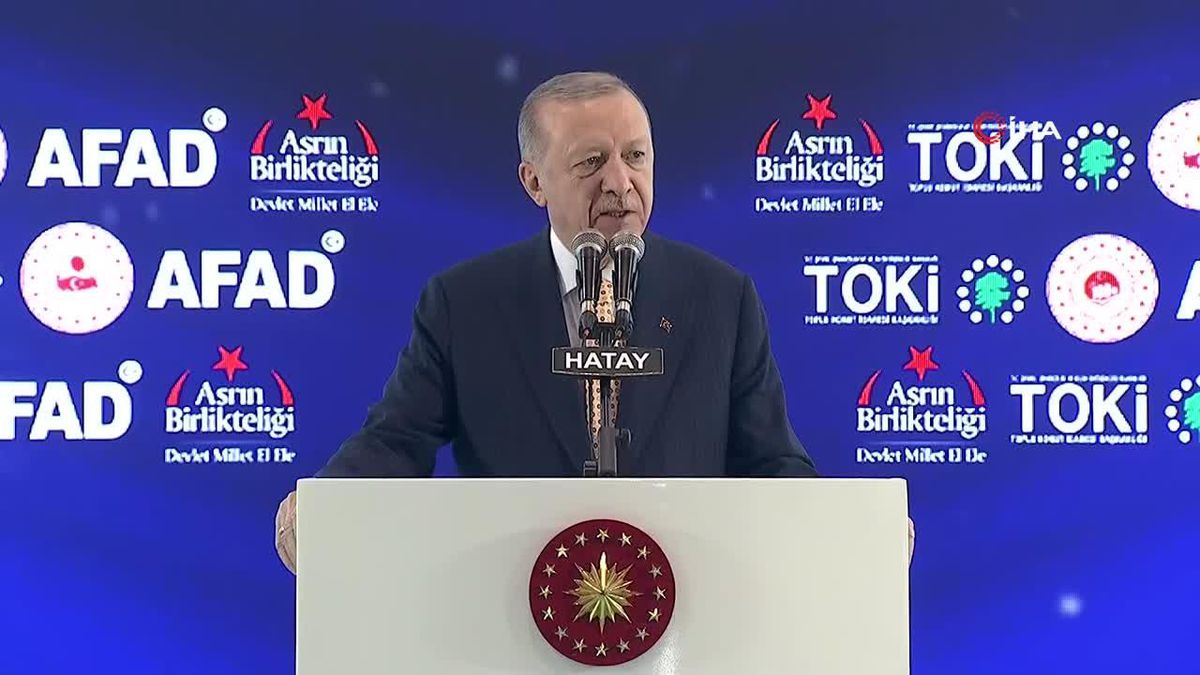 Cumhurbaşkanı Erdoğan: "İnşallah 2 ay içinde deprem bölgesi genelinde 75 bin konutun teslimini bitireceğiz"