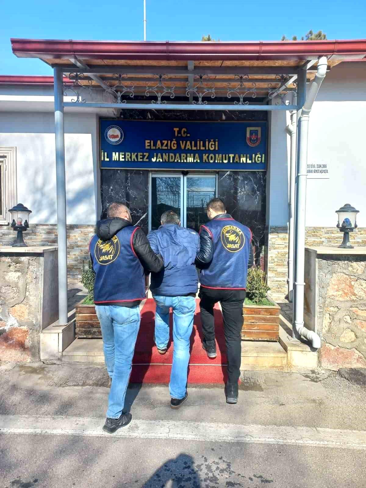 Elazığ\'da Aranan Şahıs 20 Yıl Hapis Cezasıyla Yakalandı