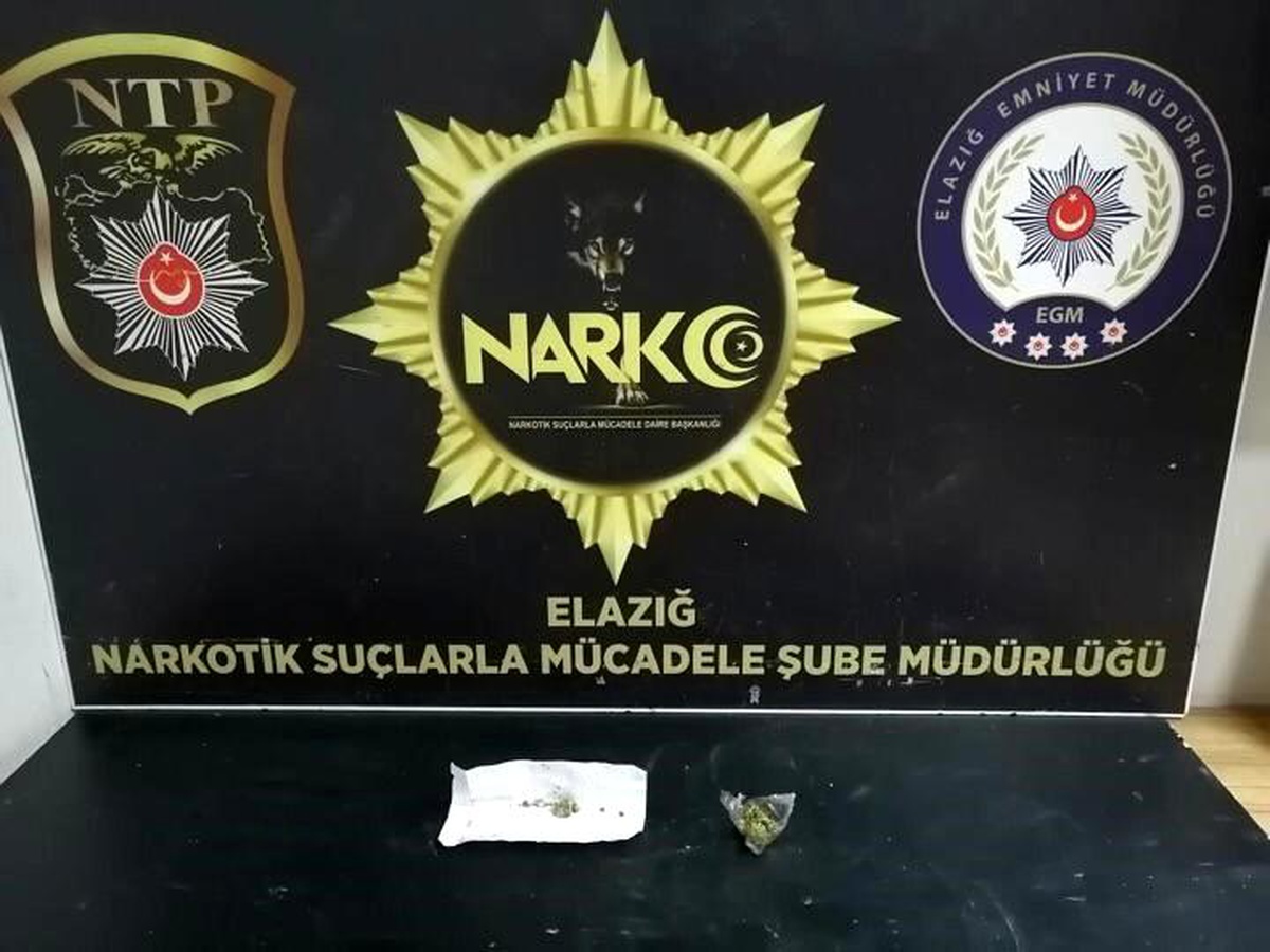 Elazığ\'da Narvas uygulamasında uyuşturucu ele geçirildi, 6 kişi tutuklandı