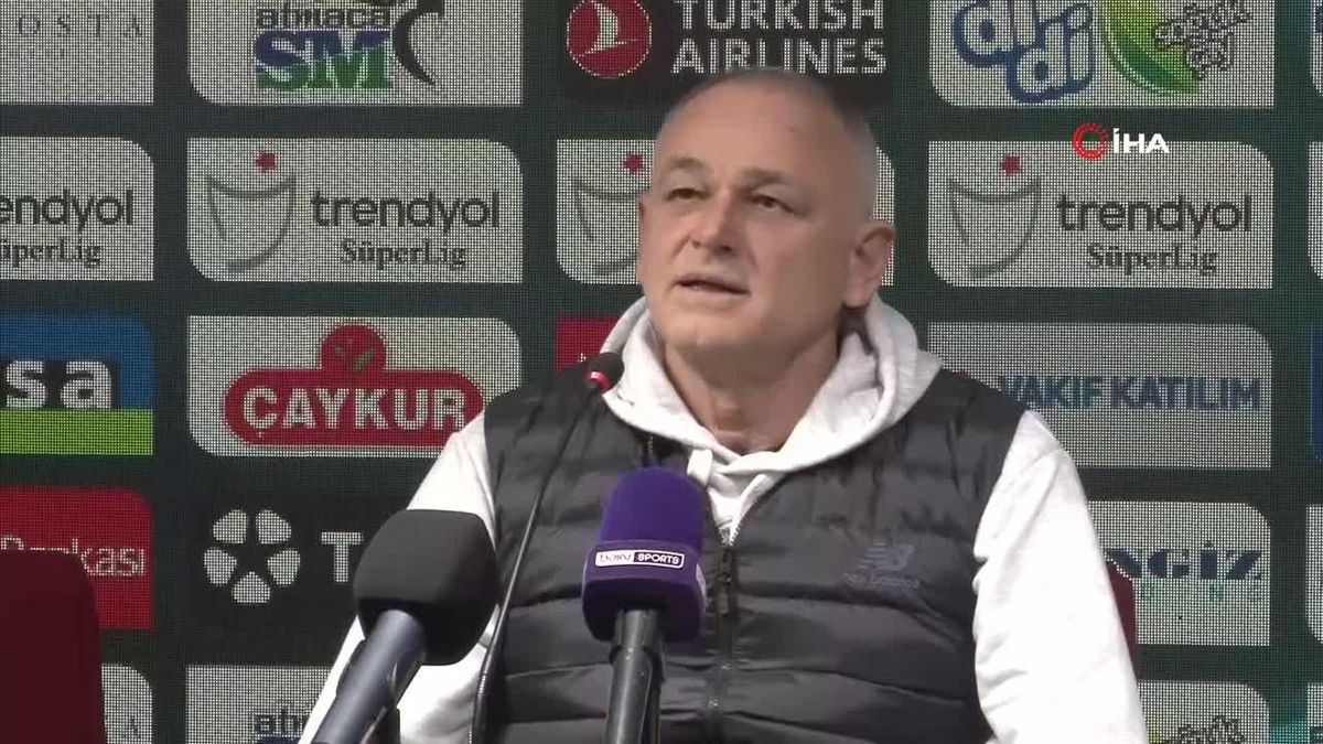 Fahrudin Omerovic: \'İstediğimiz oyunu oynadık, sonuç olarak da 1 puan aldık\'