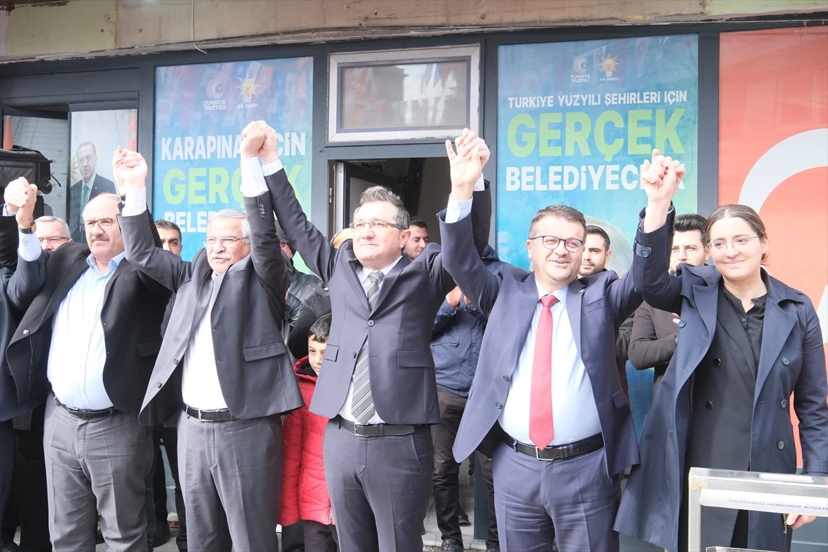 Karapınar\'da AK Parti Seçim Koordinasyon Merkezi Açıldı