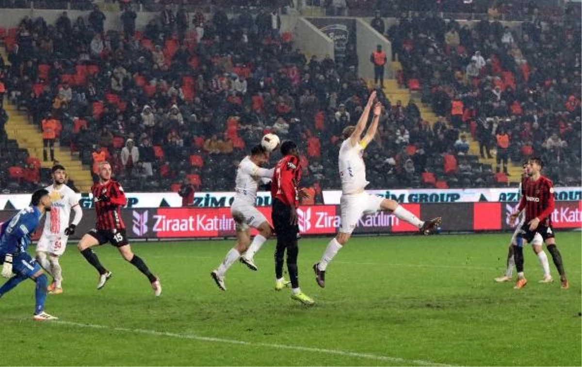 Gaziantep FK ve Kayserispor Berabere Kaldı
