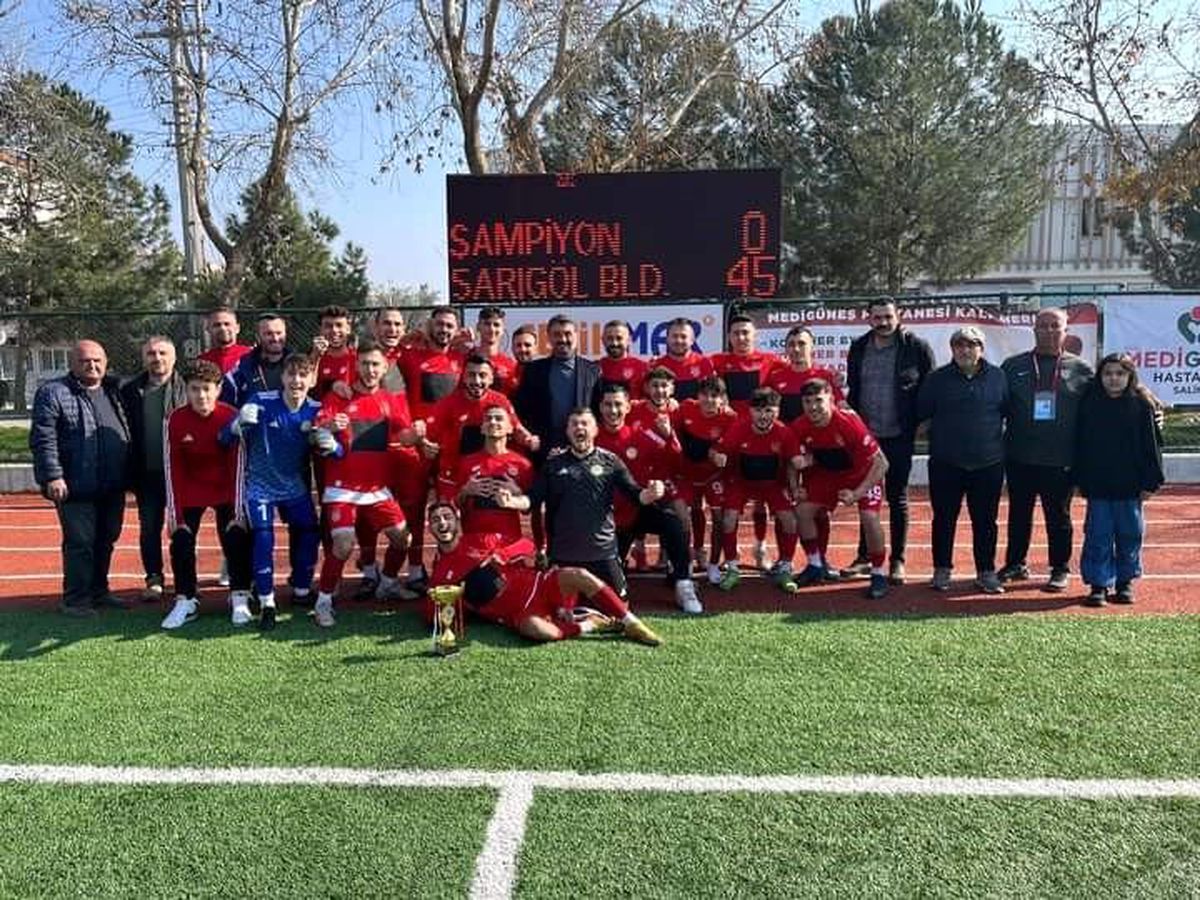 Sarıgöl Belediyespor Namağlup Şampiyon