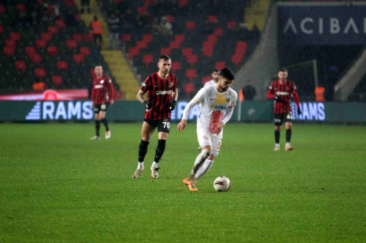 Gaziantep FK, Kayserispor karşısında 1-0 geride