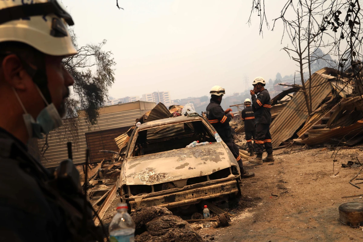 Şili\'deki yangınlarda en az 46 kişi hayatını kaybetti