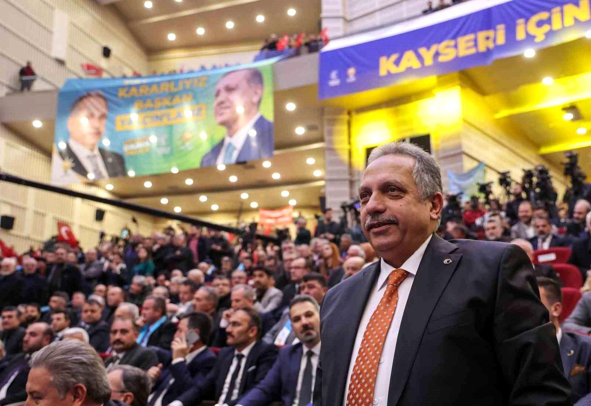 Talas Belediye Başkanı Mustafa Yalçın, yeniden Cumhur İttifakı Talas Belediye Başkan Adayı oldu