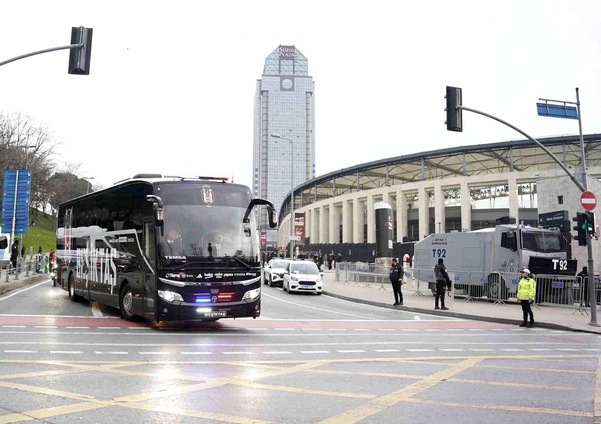 Beşiktaş, Trabzonspor maçı için stadyuma geldi