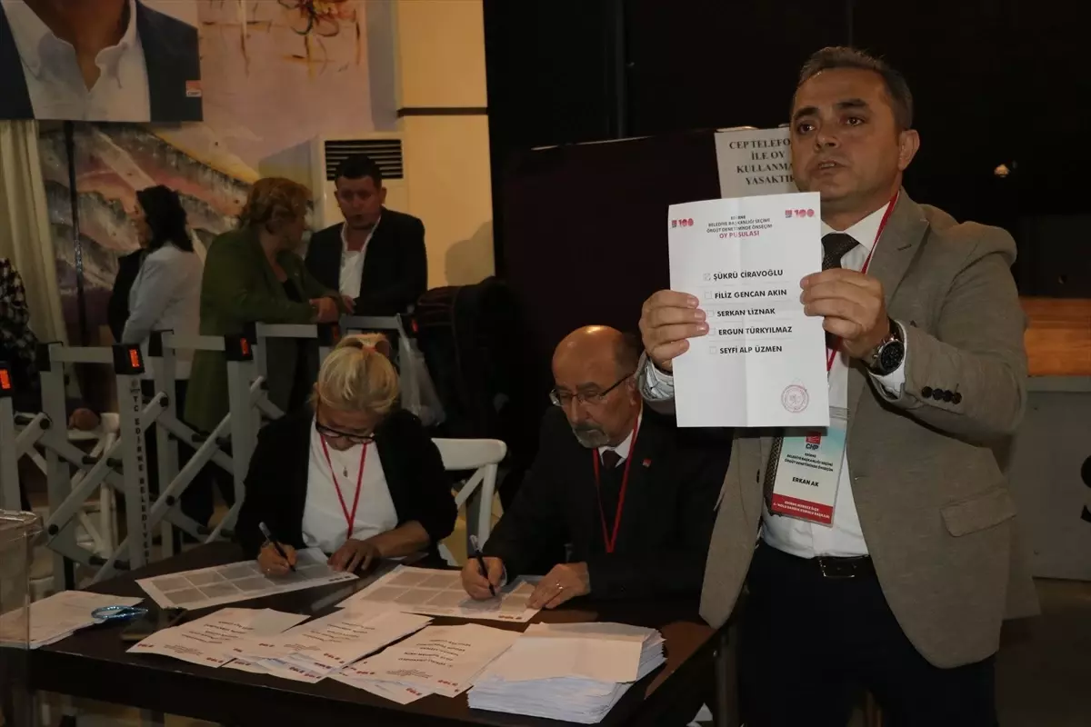 Edirne\'de CHP Merkez İlçe Başkanlığı ön seçimini Şükrü Ciravoğlu kazandı