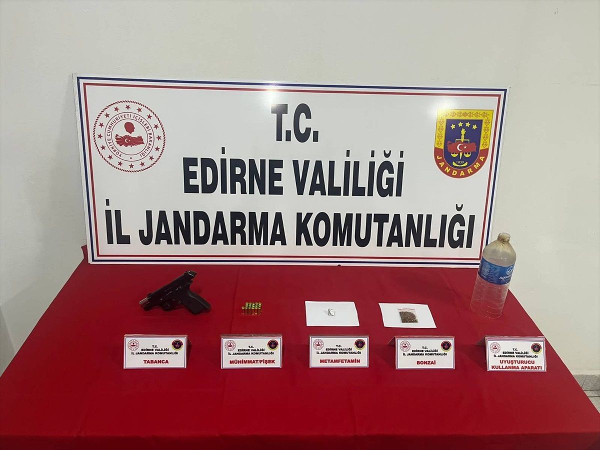 Edirne\'de düzenlenen operasyonda 2 şüpheli gözaltına alındı
