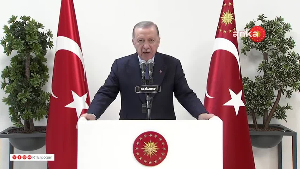 Cumhurbaşkanı Erdoğan, Gaziantep Deprem Konutları Kura ve Anahtar Teslim Töreni\'ne Katıldı