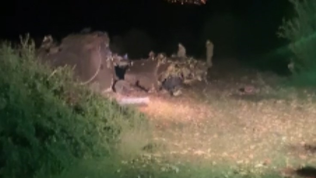 Hatay'dan havalandıktan sonra kaza kırıma uğrayan polis helikopterinin görüntüleri ortaya çıktı