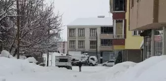 Bingöl'ün Karlıova ilçesinde yoğun kar yağışı nedeniyle 25 köy yolu ulaşıma kapandı