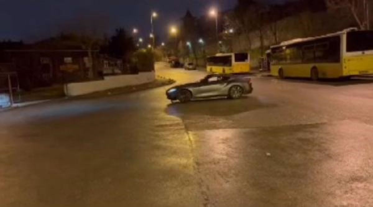 Üsküdar\'da Drift Yapan Sürücüye Gözaltı ve Ceza