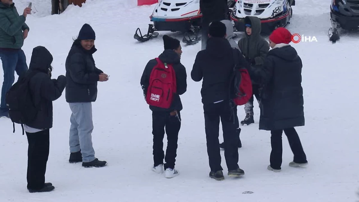 Zigana Gümüşkayak Kayak Merkezi Yarı Yıl Tatilinde Dolup Taştı