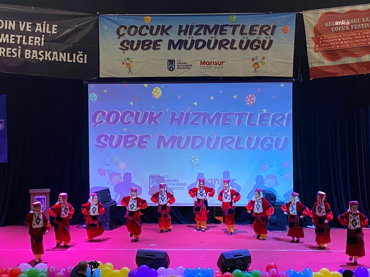 Ankara Büyükşehir Belediyesi Geleneksel Yarıyıl Çocuk Festivali\'ne Ev Sahipliği Yaptı