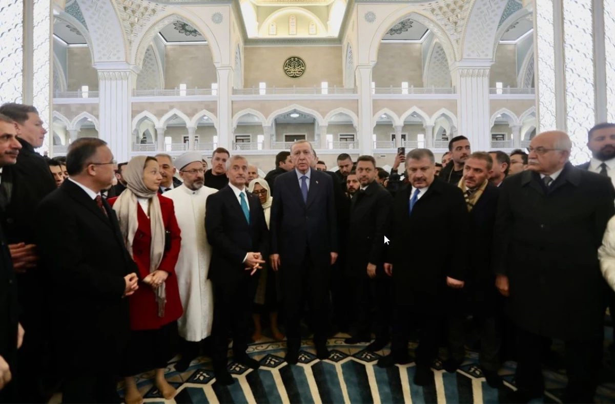 Cumhurbaşkanı Erdoğan, Şahinbey Millet Camii\'nin açılışını gerçekleştirdi