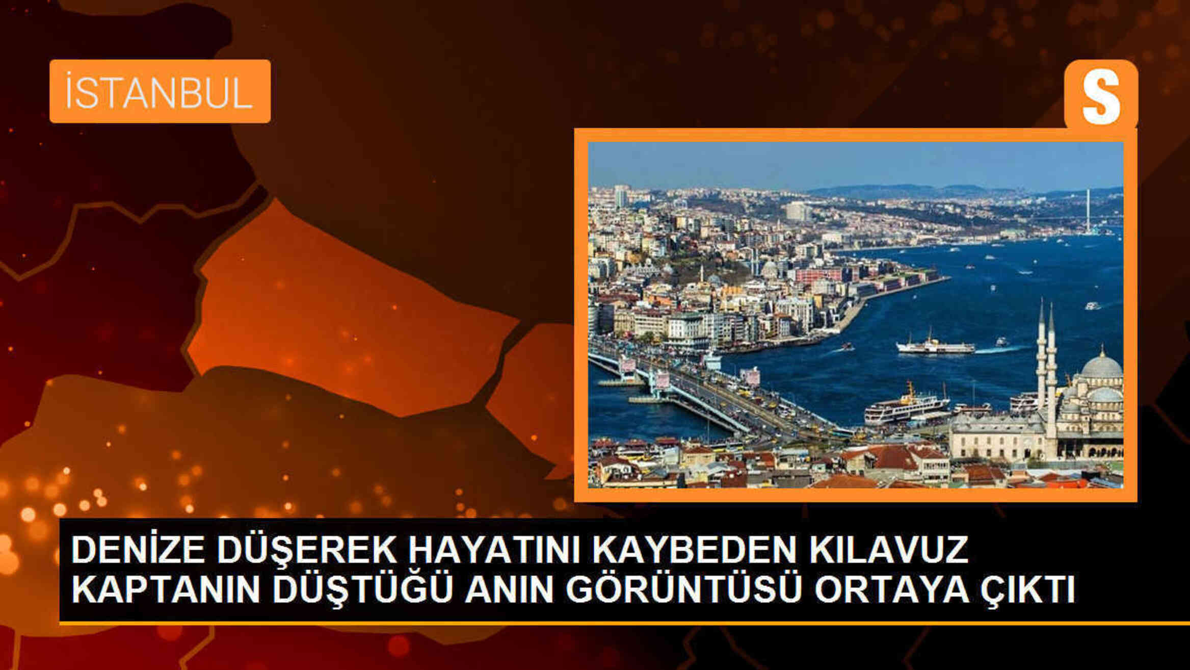 İstanbul Boğazı\'nda Kaptan Denize Düştü
