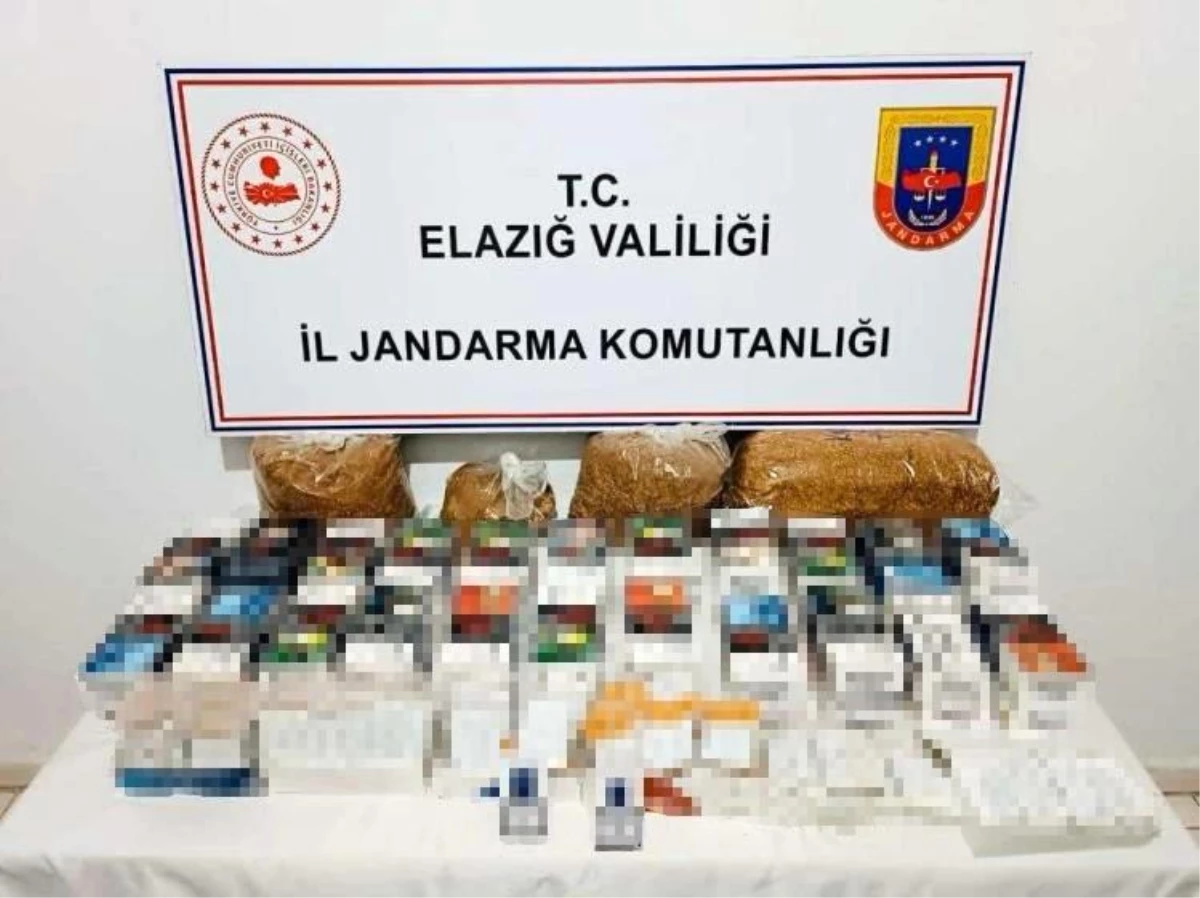 Elazığ\'da Kaçak Tütün Operasyonu: 10 Kilogram Tütün Ele Geçirildi