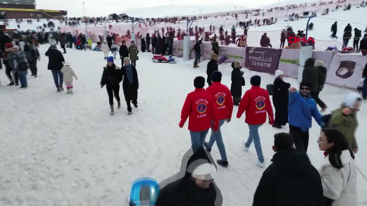 Erciyes Kayak Merkezi Sömestir Tatilinde 1 Milyon 500 Bin Kişiyi Ağırladı