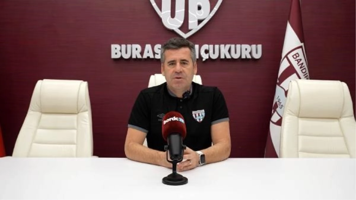 Bandırmaspor Teknik Direktörü Hüseyin Eroğlu, Galatasaray maçı öncesi konuştu
