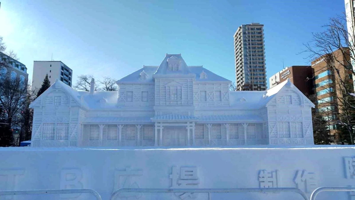 Japonya\'da Sapporo Kar Festivali\'nde Görsel Şölen