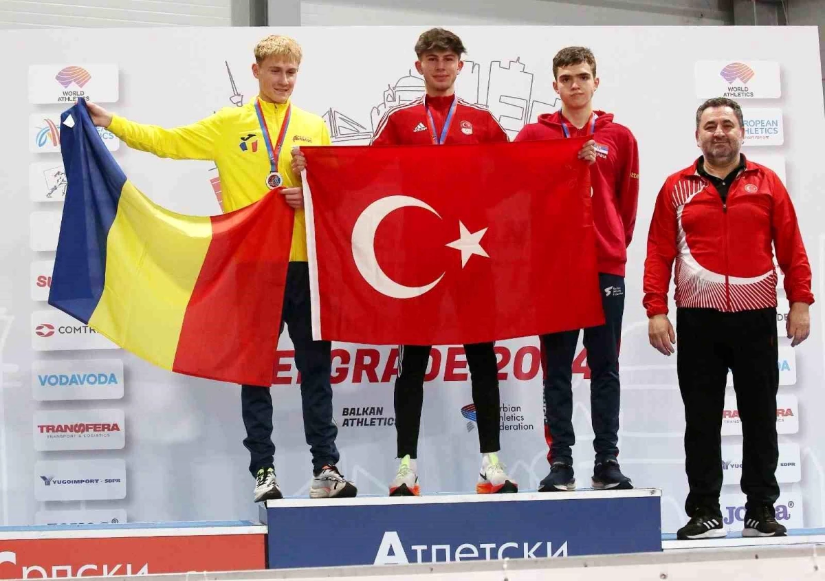 Karslı atlet Utku Göler Balkan Şampiyonu oldu
