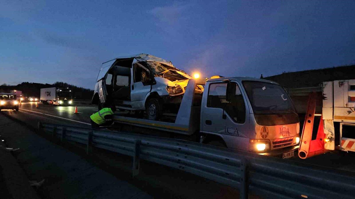 Kuzey Marmara Otoyolu\'nda kaza: 1 kişi hafif yaralandı