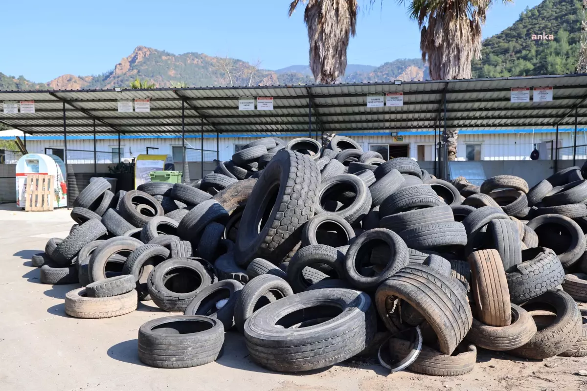 Marmaris'te 45 Bin Adet Lastik Geri Dönüştürüldü