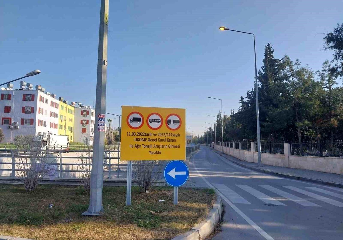 Mersin\'de ağır tonajlı araçların takip edeceği güzergahlar işaretlendi