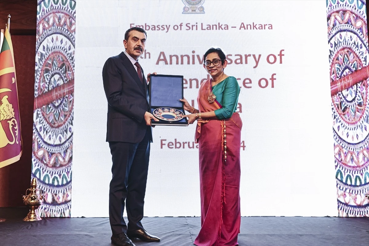 Milli Eğitim Bakanı Yusuf Tekin, Sri Lanka Milli Gün Resepsiyonu\'na katıldı