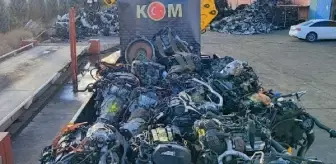 Niğde'de 4 Milyon TL Değerinde 27 Araç Motoru Ele Geçirildi