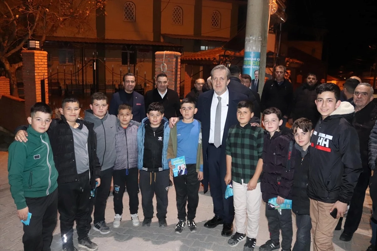 AK Parti Akhisar Belediye Başkan Adayı Ömer İşçi, Çamönü Mahallesinde Vatandaşlarla Buluştu