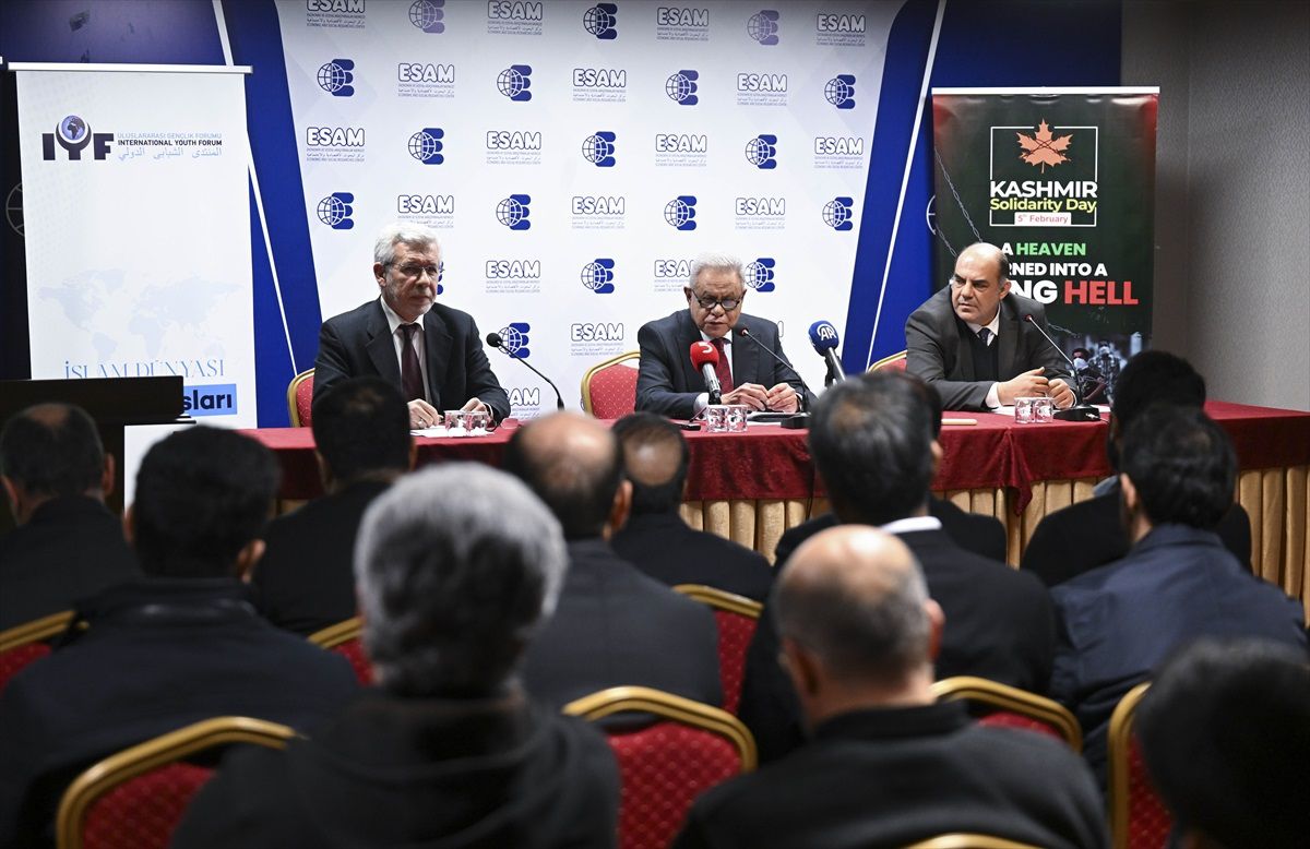 Uluslararası Gençlik Forumu\'nda Keşmir Dayanışma Günü etkinliği düzenlendi
