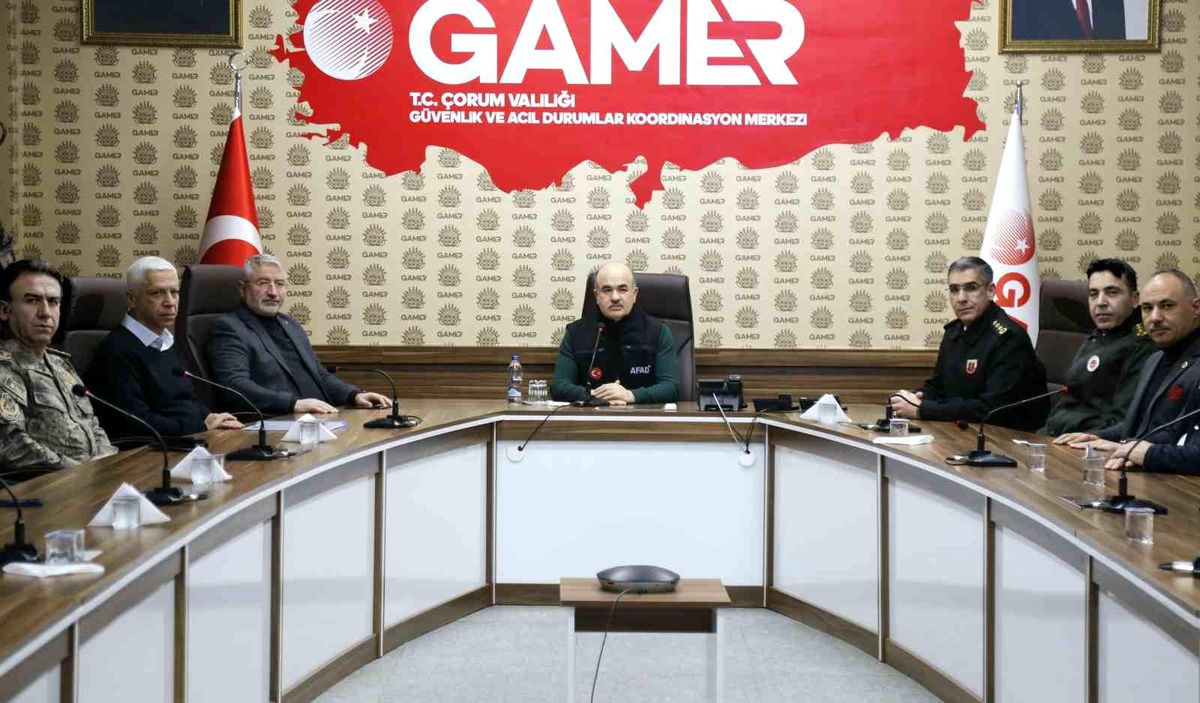 Çorum\'da 6 Şubat Depremi GAMER Toplantısıyla Anıldı