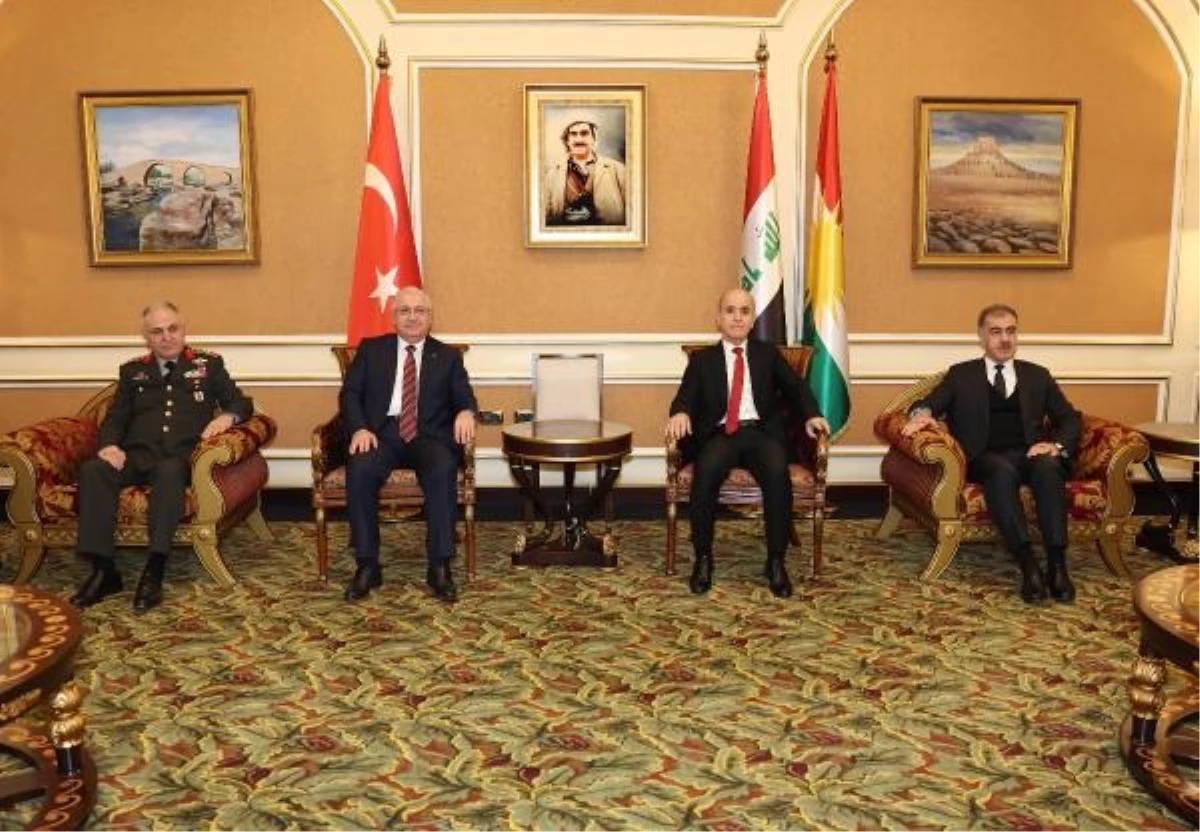 Milli Savunma Bakanı Yaşar Güler, Bağdat temaslarını tamamlayarak Erbil\'e geçti