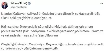 Adalet Bakanı Yılmaz Tunç, İstanbul Çağlayan Adliyesi'ne yönelik saldırıya ilişkin açıklama yaptı