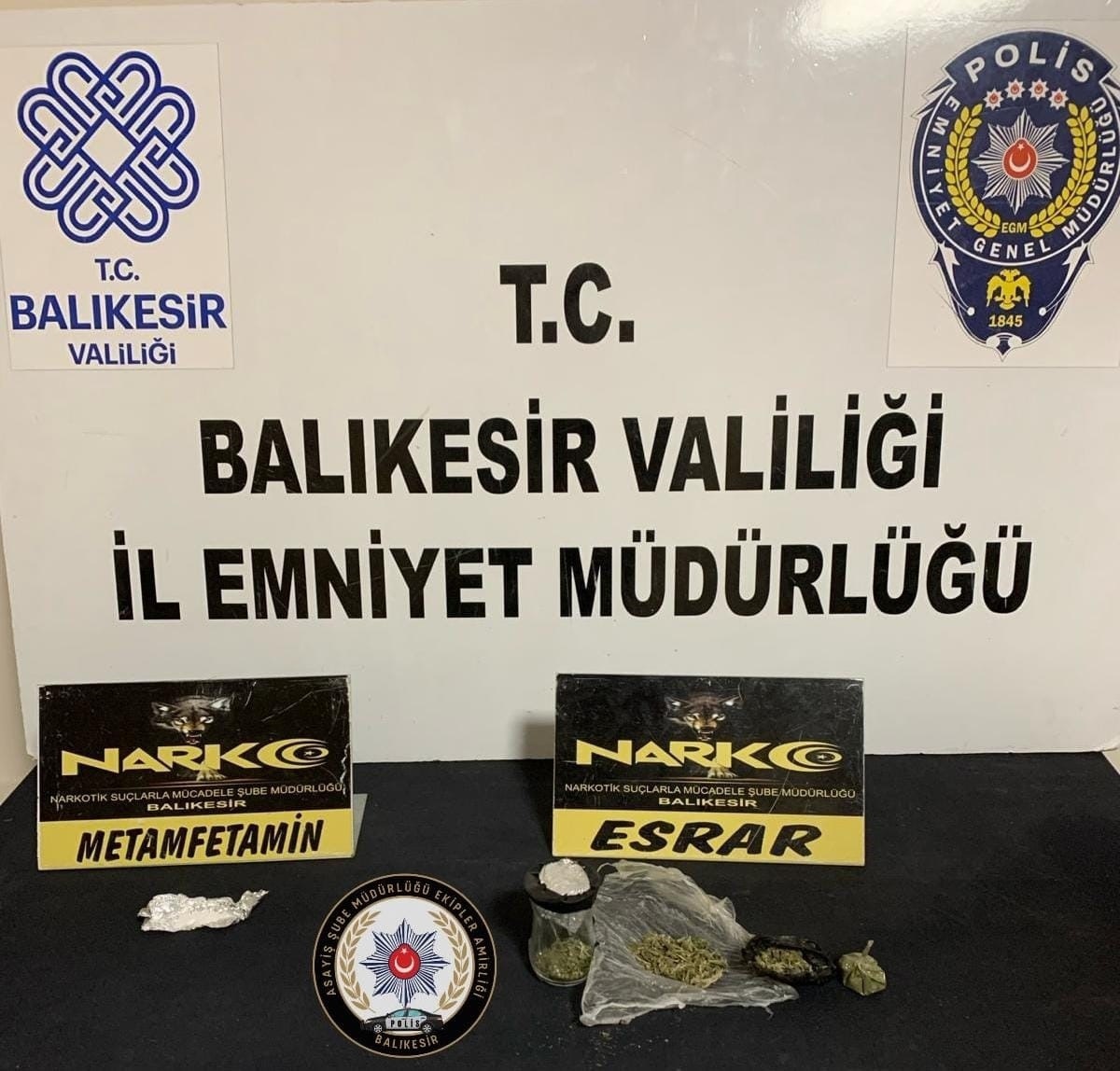 Balıkesir\'de Asayiş Uygulamasında 5 Şüpheli Gözaltına Alındı