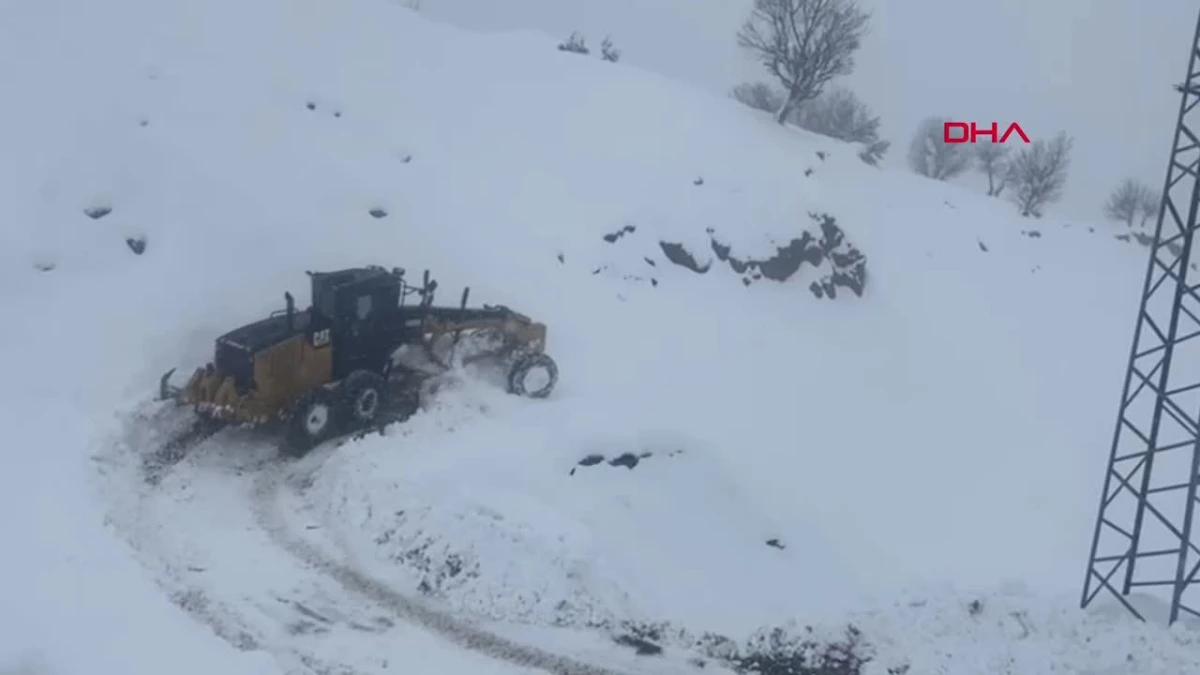 Batman\'da Kar Yağışı Nedeniyle 23 Köy ve 40 Mezra Ulaşıma Kapandı