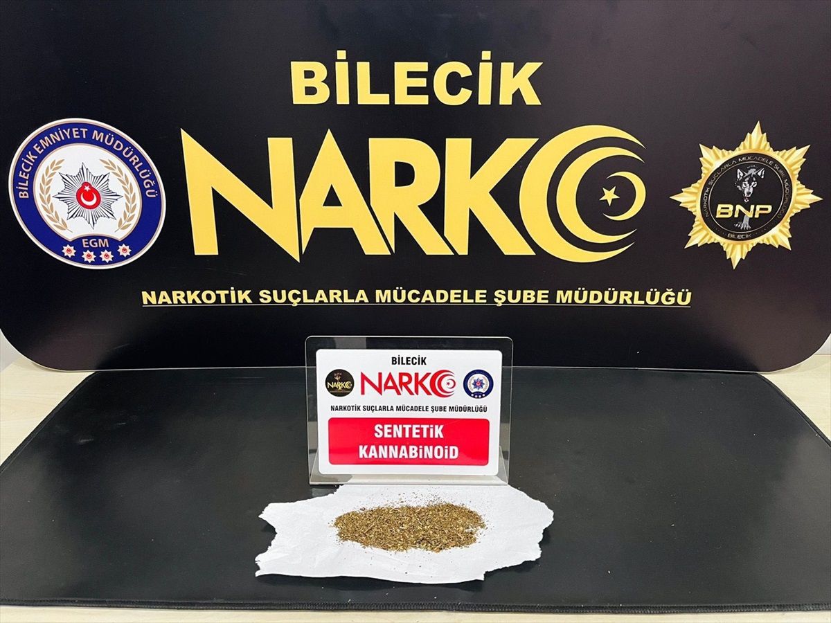 Bilecik\'te Sentetik Uyuşturucu Operasyonu: Zanlı Yakalandı