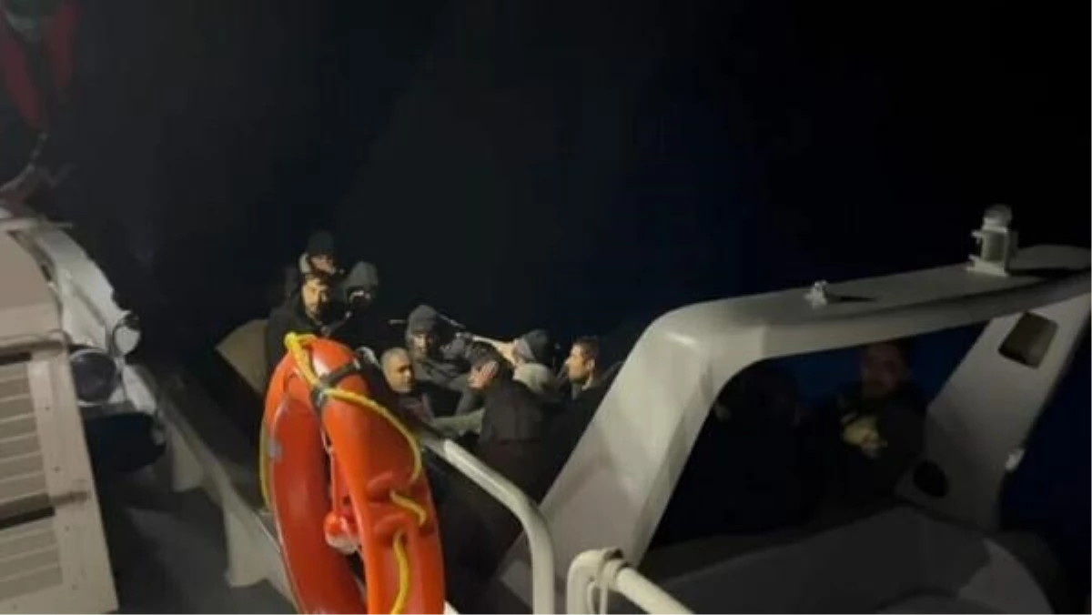 Bodrum'da Yunan adalarına gitmeye çalışan 39 kaçak göçmen yakalandı