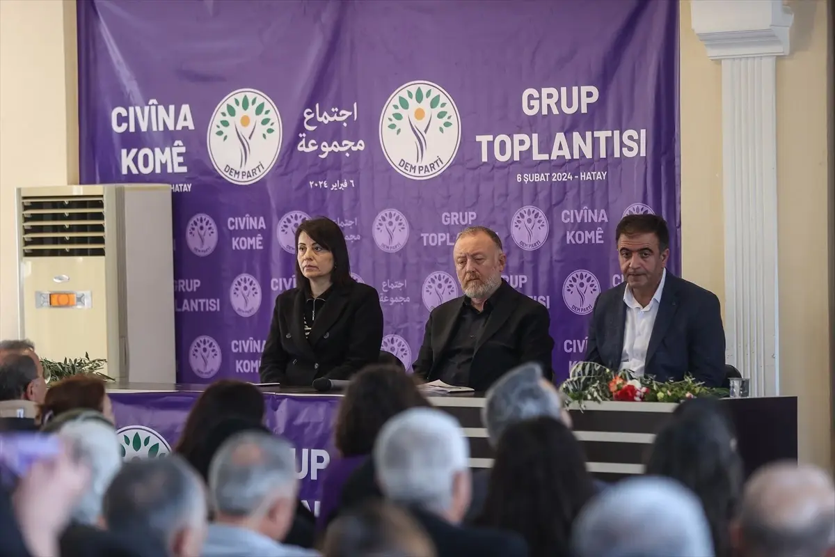 DEM Parti, Hatay\'da Grup Toplantısı Gerçekleştirdi